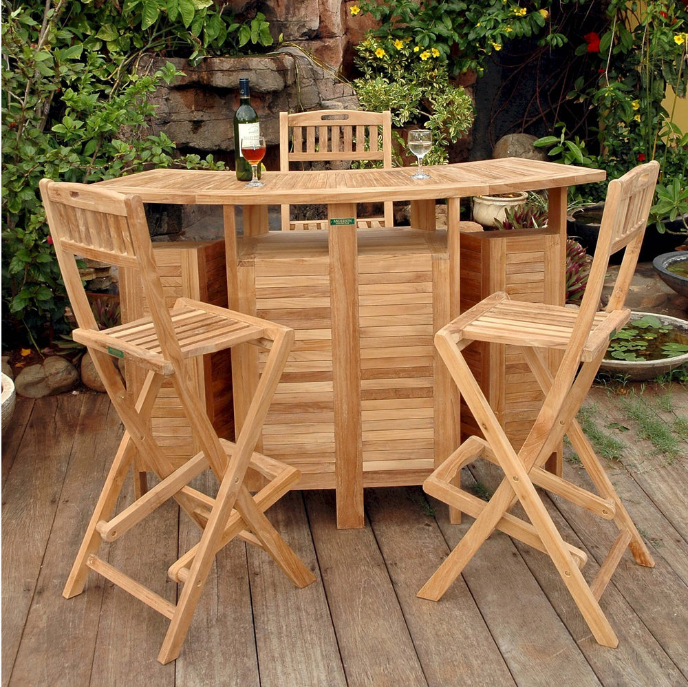 Altavista 4-Piece Bar Set in Teak - image 15
