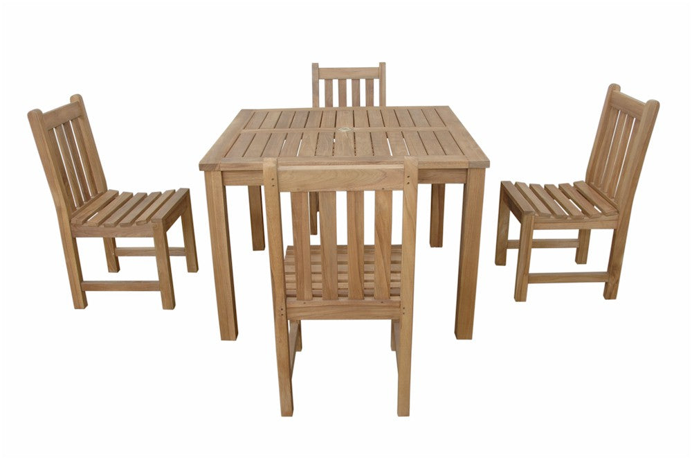 Montage Braxton 5-Piece Dining Set A in Teak - image 19