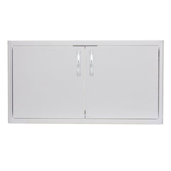 40" Stainless Steel Double Access Door with Paper Towel Dispenser - SKU: BLZ-AD40-R-SC