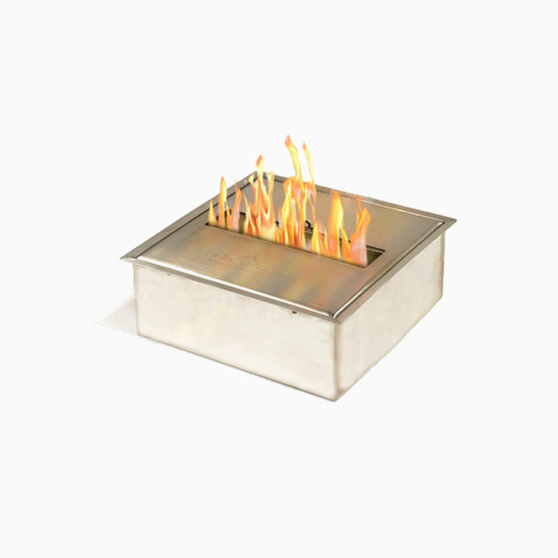 The Bio Flame 5L ventless ethanol burner in stainless steel