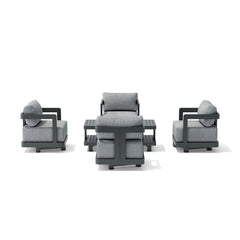 Granada 5-Piece Aluminum Deep Seating (SET-904-AL) - image 2