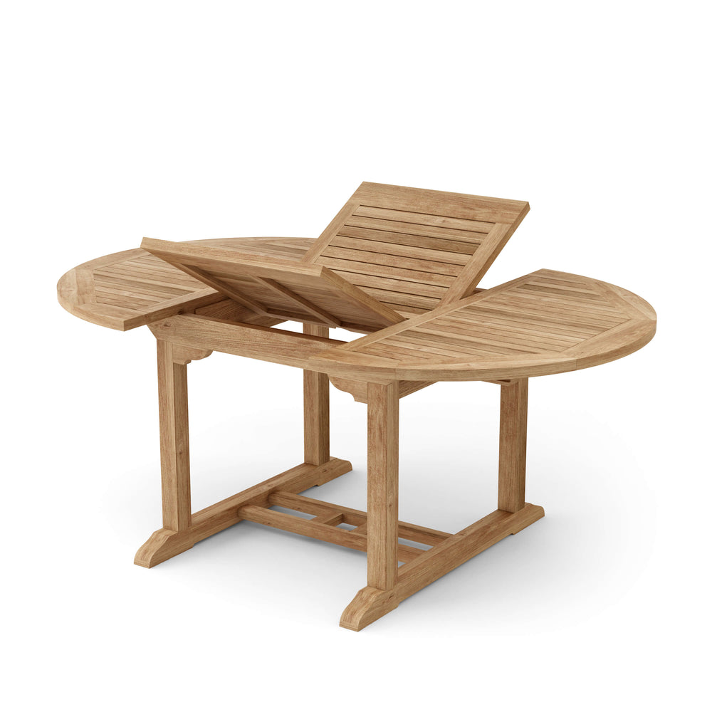 Bahama 71" Oval Extension Table Extra Thick Wood - image 2