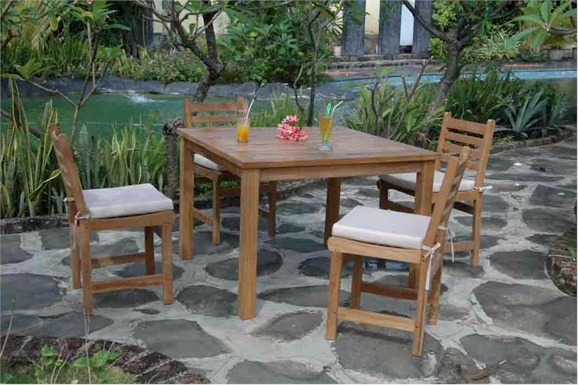 Montage Windham 5-Piece Dining Set A in Teak - image 24