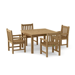 Windsor Classic Armchair 5-Piece Dining Table Set - image 4
