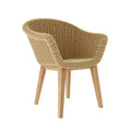 Padua Teak and All-Weather Wicker Dining Chair