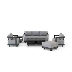 Granada 6-Piece Aluminum Deep Seating (SET-901-AL) - image 2