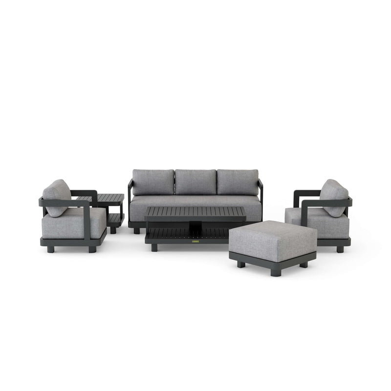 Granada 6-Piece Aluminum Deep Seating (SET-901-AL) - image 2