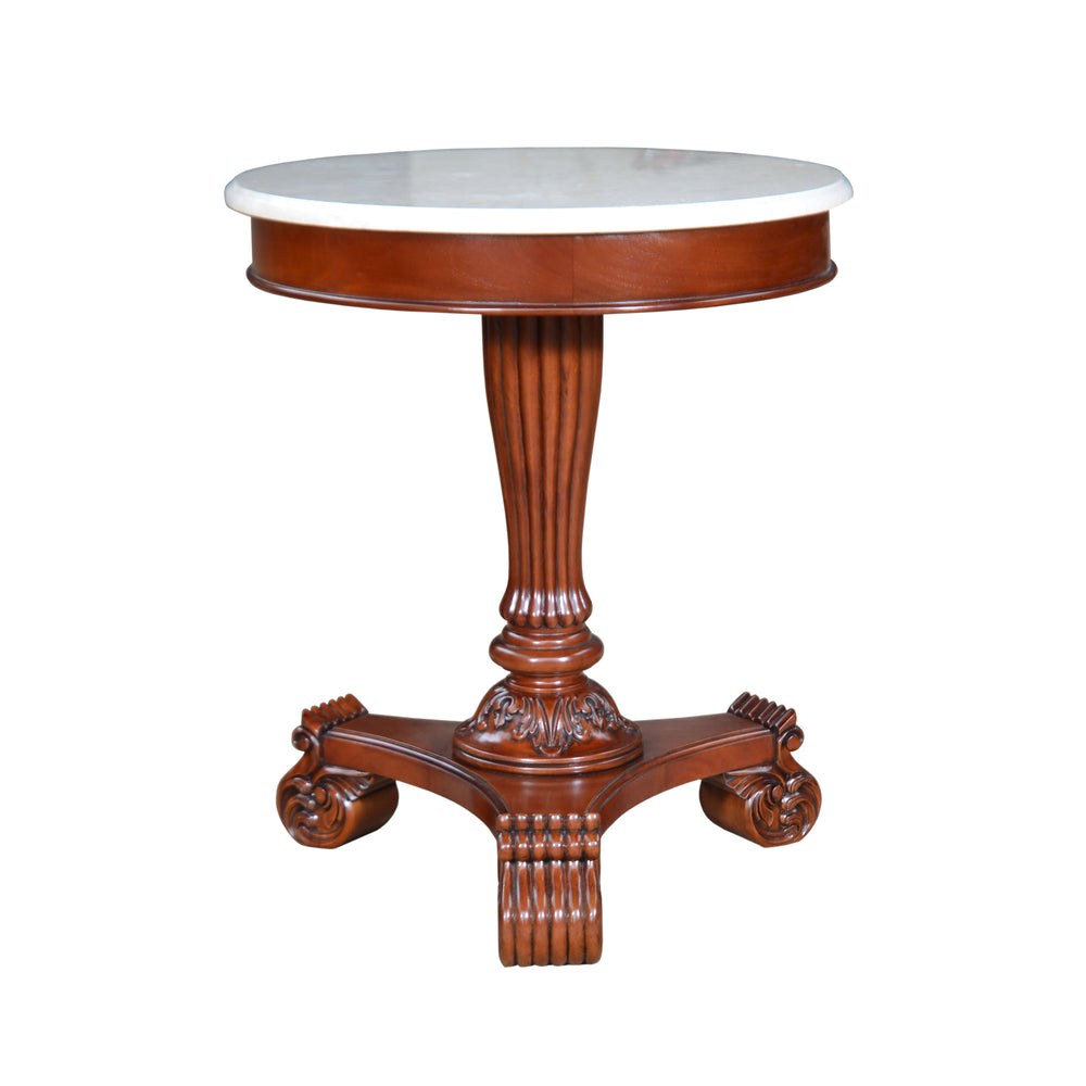 Bella Side Table w/ Marble Top - image 2