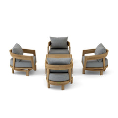 Toscana 5-Piece Deep Seating Swivel Set (SET-371) - image 4