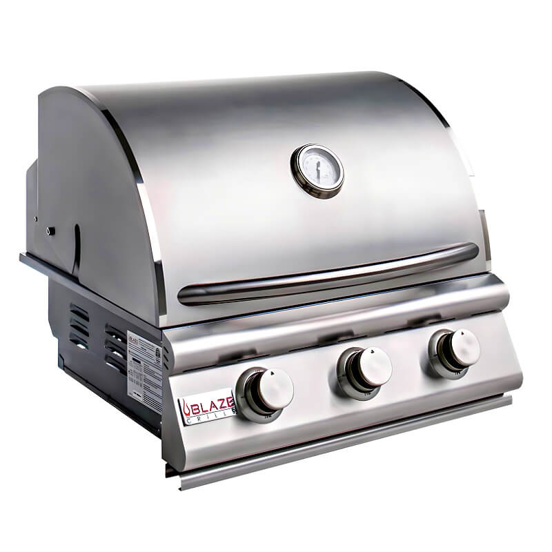 Blaze Prelude LBM 25 Inch 3-Burner Built-In Gas Grill