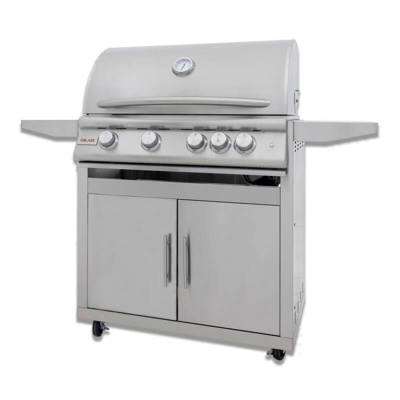 Blaze Premium LTE+ 32 Inch 4-Burner Gas Grill With Ceramic Flame Tamers