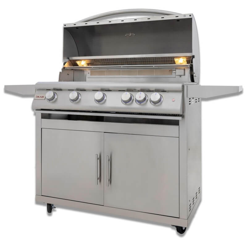 Blaze Premium LTE+ 40 Inch 5-Burner Gas Grill With Rear Infrared Burner