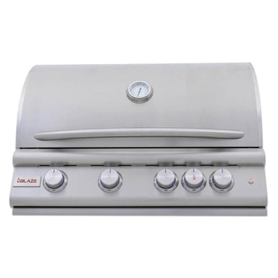 Blaze Premium LTE+ Marine 32 Inch 4-Burner Gas Built In Grill With Ceramic Flame Tamers