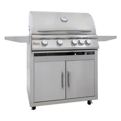 Blaze Premium LTE+ Marine 32 Inch 4-Burner Gas Grill With Ceramic Flame Tamers
