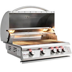 Blaze Premium LTE 32 Inch 4-Burner Gas Built In Grill With Ceramic Flame Tamers