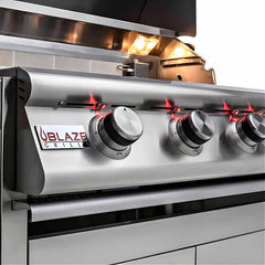 Blaze Premium LTE 32 Inch 4-Burner Gas Built In Grill With Ceramic Flame Tamers