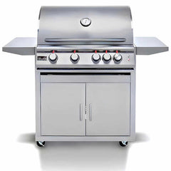 Blaze Premium LTE 32 Inch 4-Burner Freestanding Gas Grill With Infrared Burner