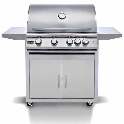 Blaze Premium LTE 32 Inch 4-Burner Freestanding Gas Grill With Infrared Burner