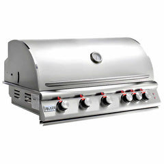 Blaze Premium LTE 40 Inch 5-Burner Built-In Gas Grill With Rear Infrared Burner - BLZ-5LTE2