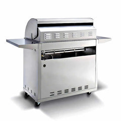 Blaze Premium LTE 40 Inch 5-Burner Freestanding Gas Grill With Ceramic Flame Tamers