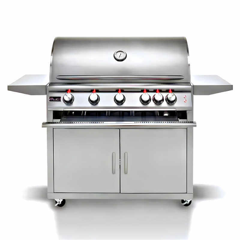 Blaze Premium LTE 40 Inch 5-Burner Freestanding Gas Grill With Rear Infrared Burner