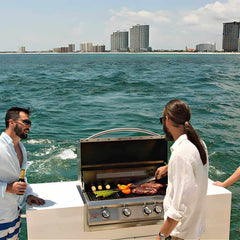 Blaze Premium LTE Marine 32 Inch 4-Burner Built In Gas Grill With Ceramic Flame Tamers