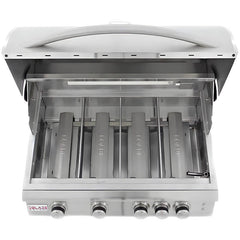 Blaze Premium LTE Marine 32 Inch 4-Burner Built In Gas Grill With Rear Infrared Burner