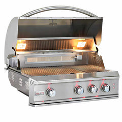 Blaze Professional LUX 34 Inch 3 Burner Built-In Gas Grill With Rear Infrared Burner