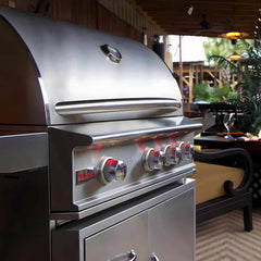 Blaze Professional LUX 34 Inch 3 Burner Freestanding Gas Grill With Rear Infrared Burner