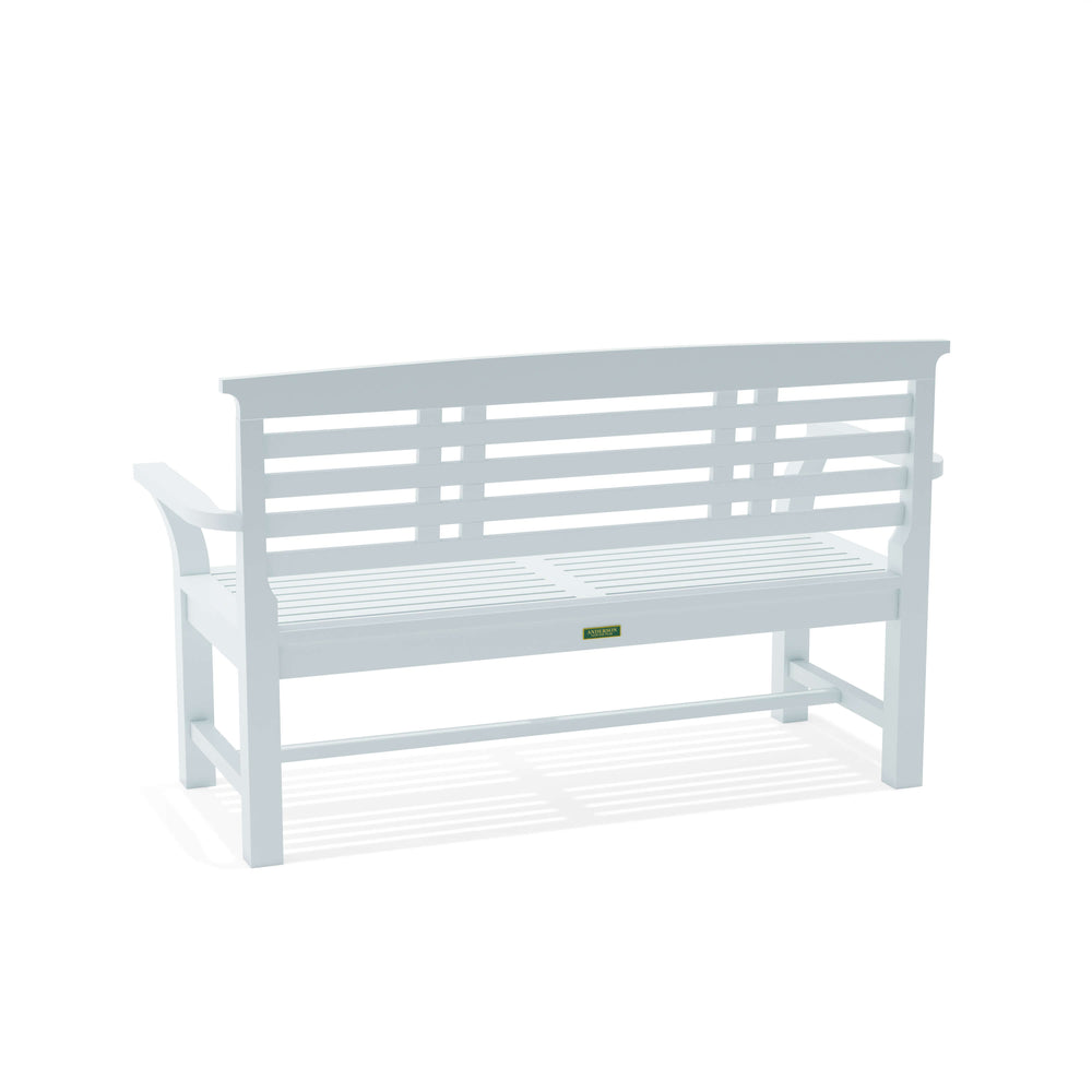 Sakura 2-Seater Teak Bench In White Finish - image 8
