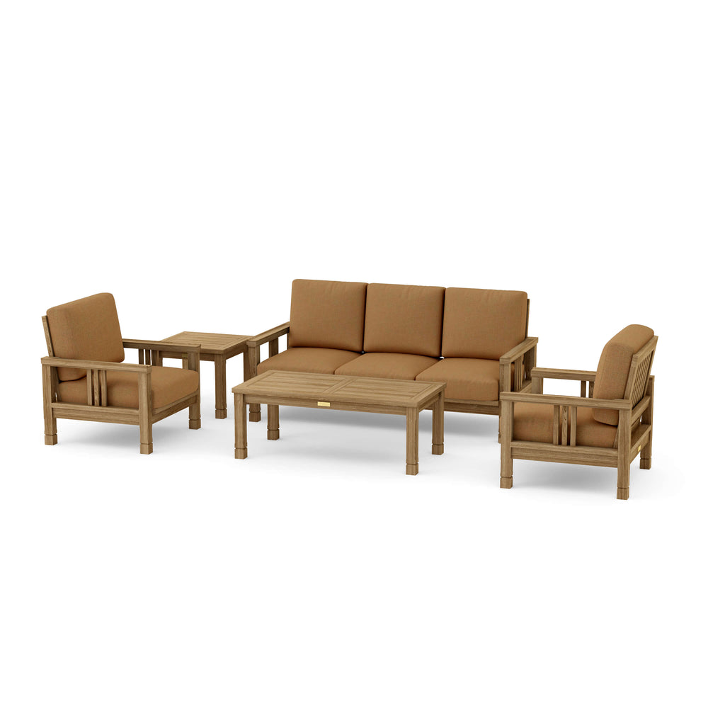 Canvas Teak cushion