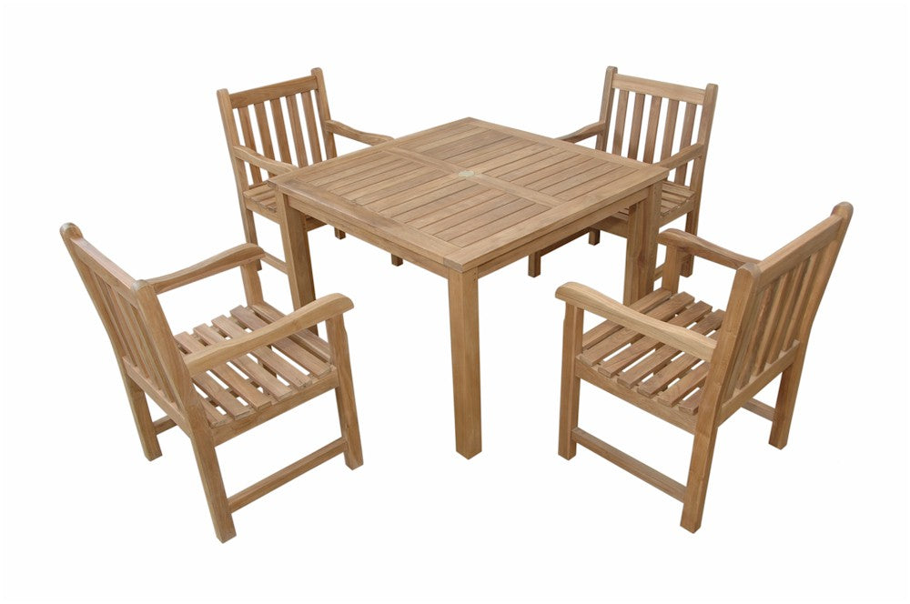 Montage Braxton 5-Piece Dining Set B in Teak - image 20