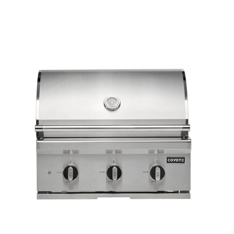Coyote C-Series 30-in 3-Burner Built-In Grill