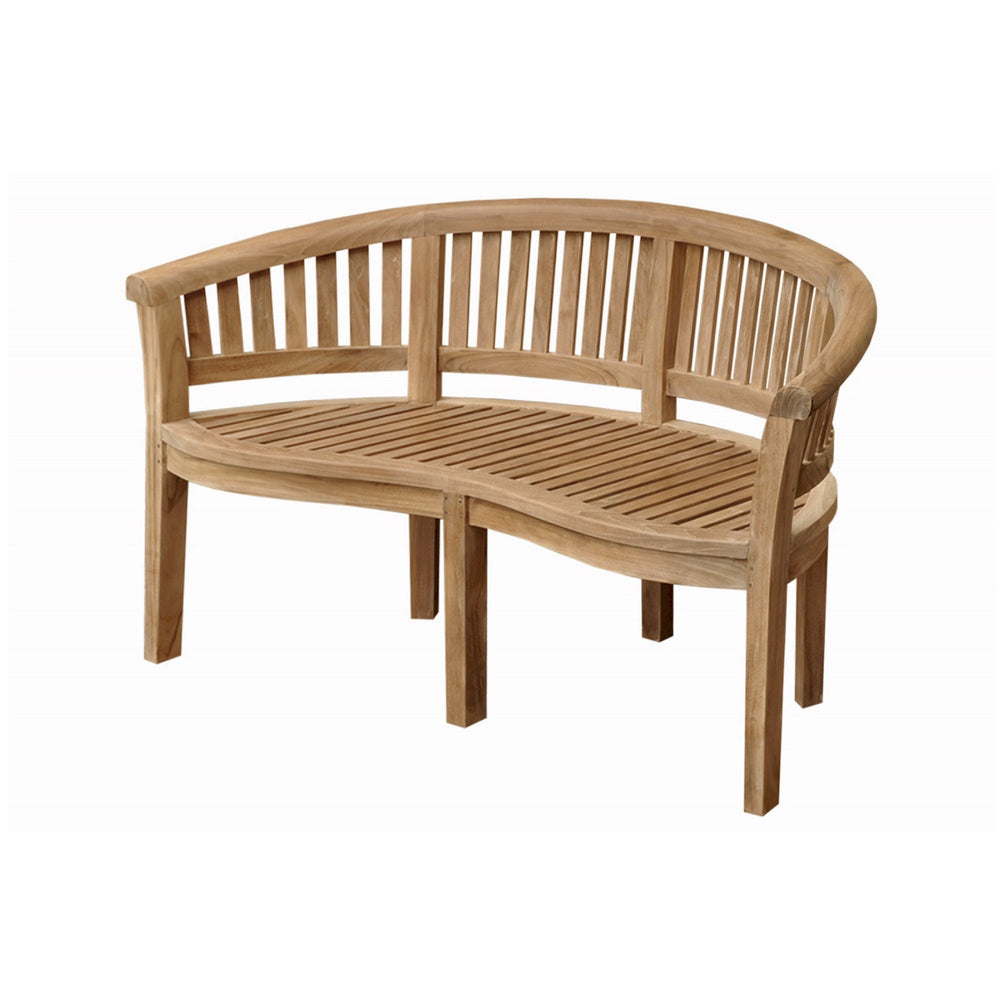 Curve 3 Seater Bench Extra Thick Wood - image 4