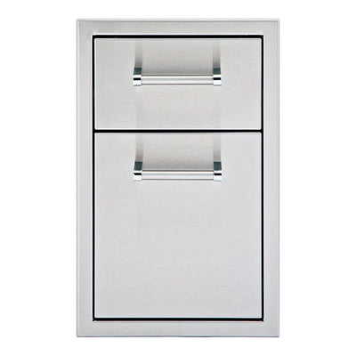Delta Heat 13-Inch Stainless Steel Double Access Drawer - DHSD132-B