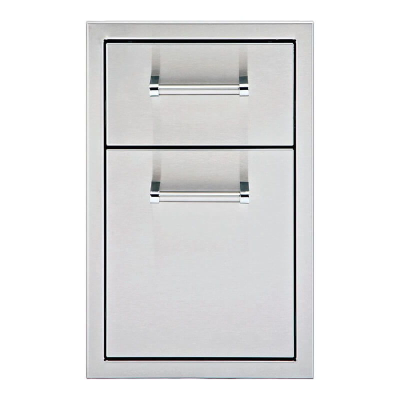 Delta Heat 13-Inch Stainless Steel Double Access Drawer - DHSD132-B
