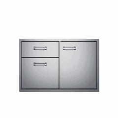Delta Heat 30-Inch Stainless Steel Access Door & Double Drawer Combo - DHDD302-B
