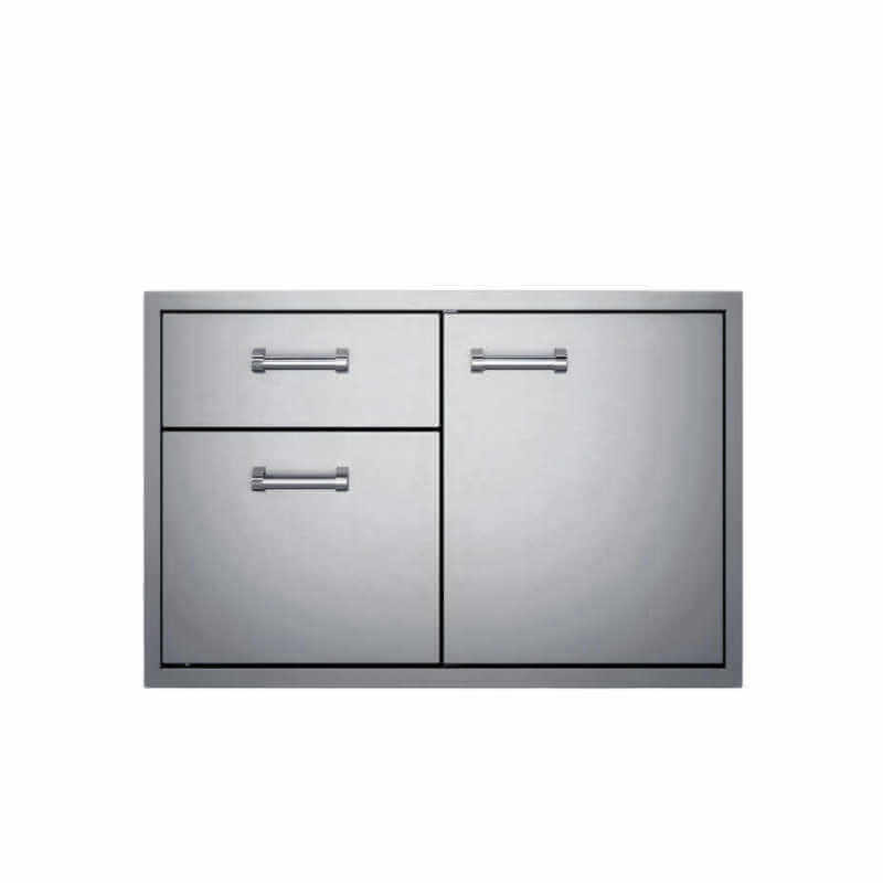Delta Heat 30-Inch Stainless Steel Access Door & Double Drawer Combo - DHDD302-B