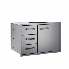 Delta Heat 30-Inch Stainless Steel Access Door & Triple Drawer Combo - DHDD303-B