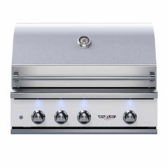 Delta Heat 32-Inch 3-Burner Built-In Gas Grill with Infrared Rotisserie Burner