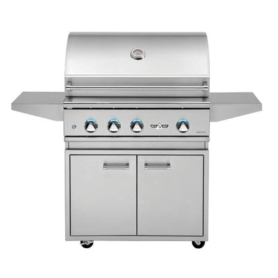 Delta Heat 32-Inch 3-Burner Gas Grill with Sear Zone & Infrared Rotisserie Burner On Cart