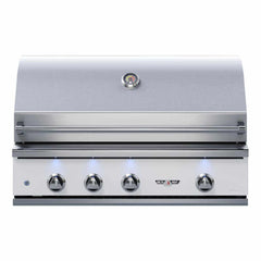 Delta Heat 38-Inch 3-Burner Built-In Gas Grill with Infrared Rotisserie Burner