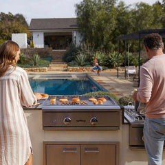 Delta Heat 32-Inch Built-In Teppanyaki Griddle - Control Panel
