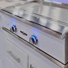 Delta Heat 32-Inch Built-In Teppanyaki Griddle - Control Panel