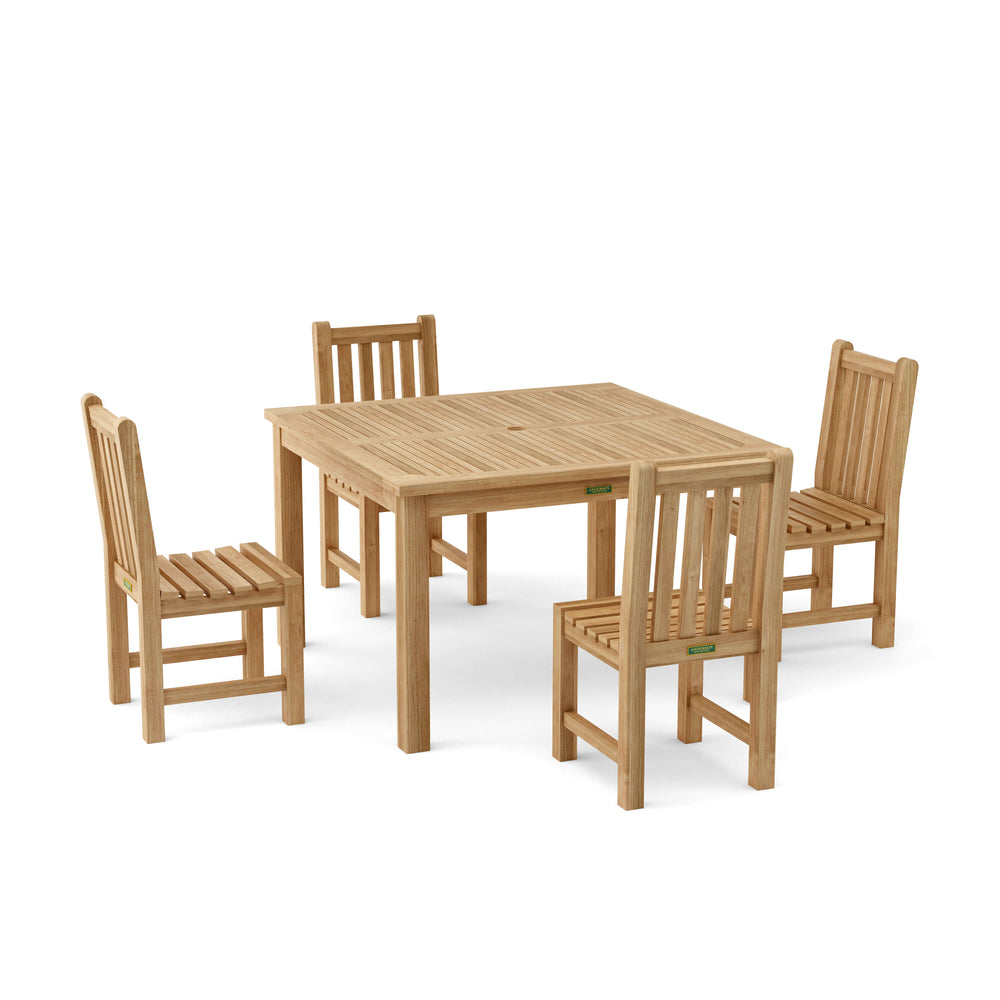 Windsor Classic Side Chair 5-Piece Dining Table Set - image 5