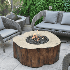 Elementi Manchester Fire Pit - 42 Inch Concrete Fire Table