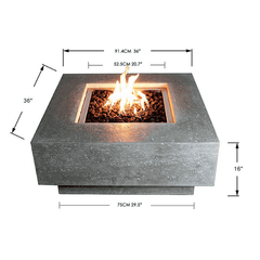 Elementi Manhattan Fire Pit OFG103 -  In Stock