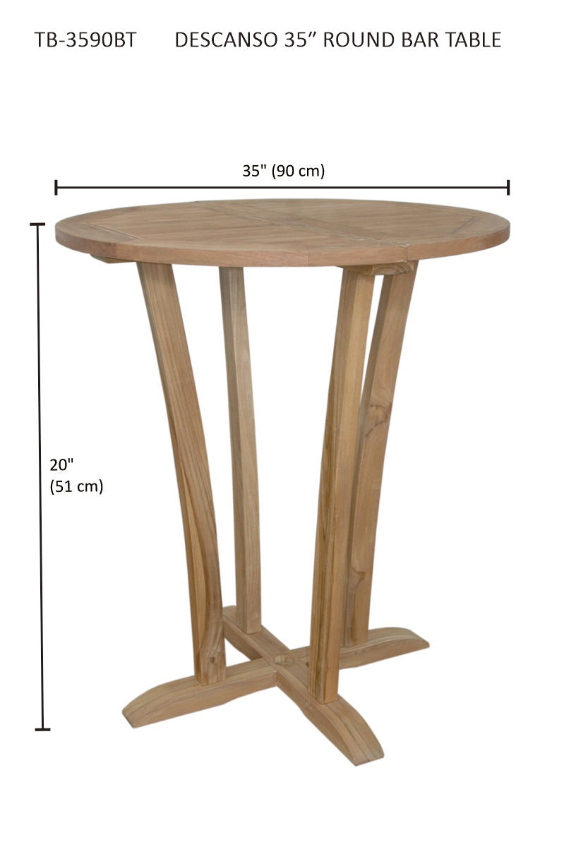 Descanso Sedona 5-Piece Bar Table - image 8