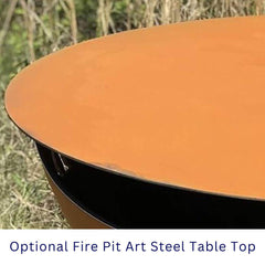 Fire Pit Art Crater / Eclipse
