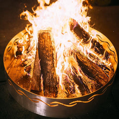 Fire Pit Art Fire Surfer